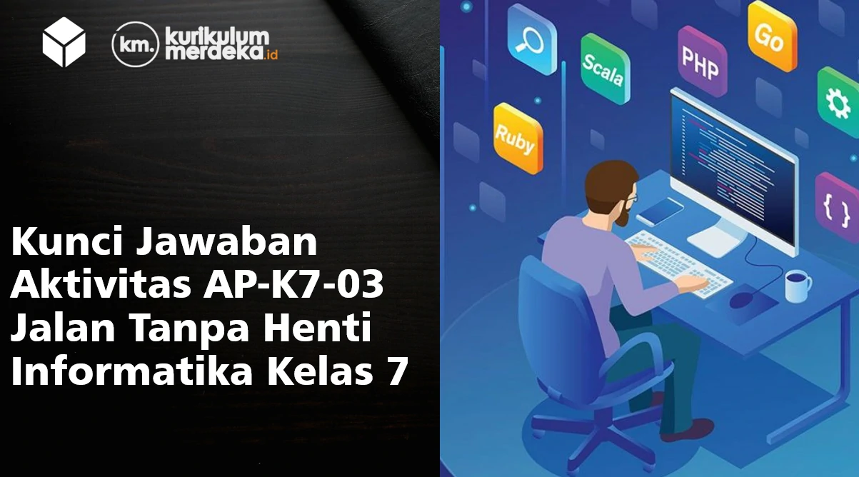 Kunci Jawaban Aktivitas AP-K7-03 Jalan Tanpa Henti Informatika Kelas 7