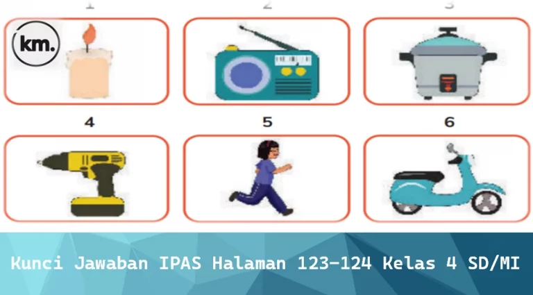 Kunci Jawaban IPAS Halaman 123-124 Kelas 4 SD/MI