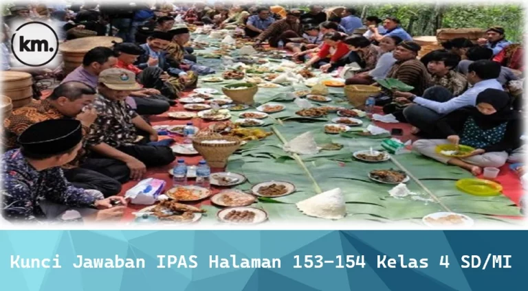 Kunci Jawaban IPAS Halaman 153-154 Kelas 4 SD/MI