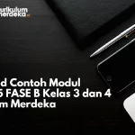 Download Contoh Modul Projek P5 FASE B Kelas 3 dan 4 Kurikulum Merdeka