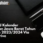Download Kalender Pendidikan Jawa Barat Tahun Pelajaran