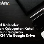 Download Kalender Pendidikan Kabupaten Kutai Barat Tahun Pelajaran 2023/2024