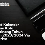 Download Kalender Pendidikan Kota Pangkalpinang Tahun Pelajaran