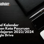 Download Kalender Pendidikan Kota Pasuruan Tahun Pelajaran