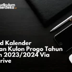 Download Kalender Pendidikan Kulon Progo Tahun Pelajaran