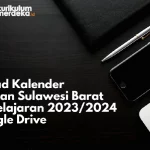 Download Kalender Pendidikan Sulawesi Barat Tahun Pelajaran 2023/2024 Via Google Drive