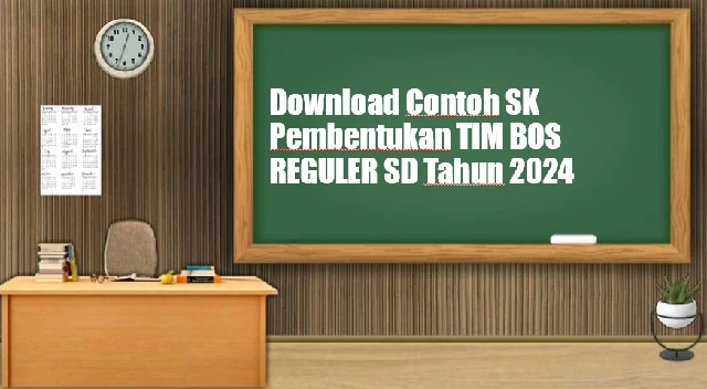 Download Contoh SK Pembentukan TIM BOS SD 2024