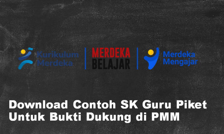 Download Contoh SK Guru Piket Untuk Bukti Dukung di PMM