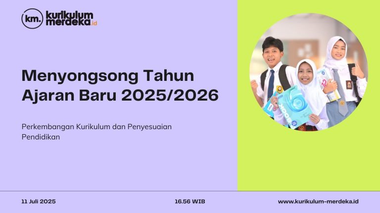 Menyongsong Tahun Ajaran Baru 2025/2026: Perkembangan Kurikulum dan Penyesuaian Pendidikan